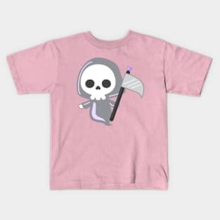 Pastel Goth Cute Loving Grim Reaper Kids T-Shirt